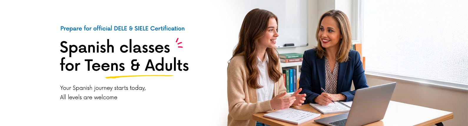 Adults and teens spanish classes
